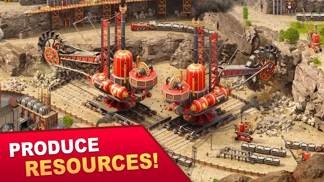 Steam City: Town building game [MOD: безлимитные деньги и ресурсы] Screenshot 2