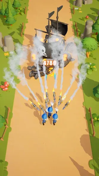 Mars Loot Run [MOD: неограниченные ресурсы и мощное оружие] Screenshot 4