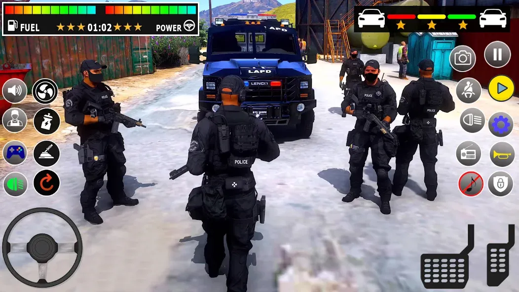 Police Games Simulator: PGS 3d [MOD: безлимитные деньги и все машины открыты] Screenshot 1