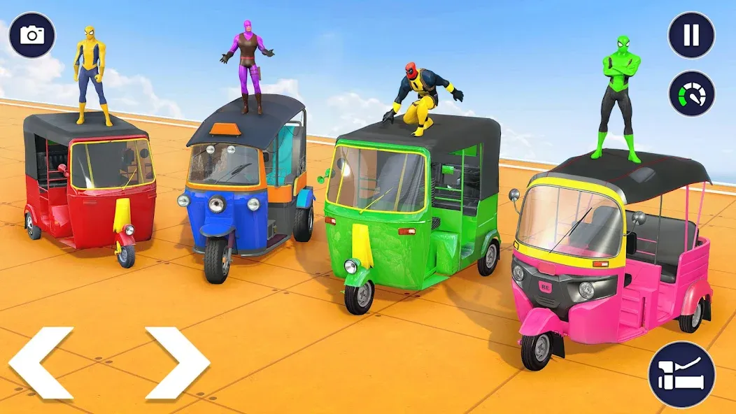 Tuk Tuk Auto Rickshaw Games 3D [MOD: безлимитные деньги и топливо] Screenshot 1