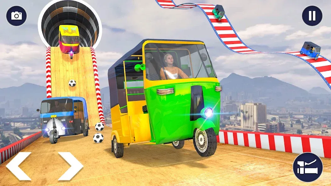 Tuk Tuk Auto Rickshaw Games 3D [MOD: безлимитные деньги и топливо] Screenshot 2
