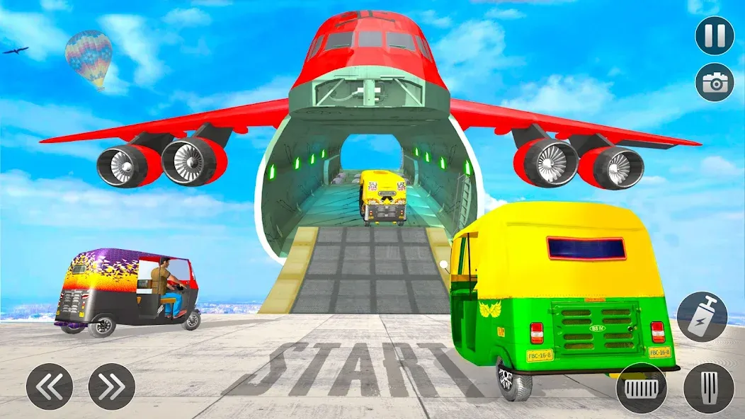 Tuk Tuk Auto Rickshaw Games 3D [MOD: безлимитные деньги и топливо] Screenshot 3