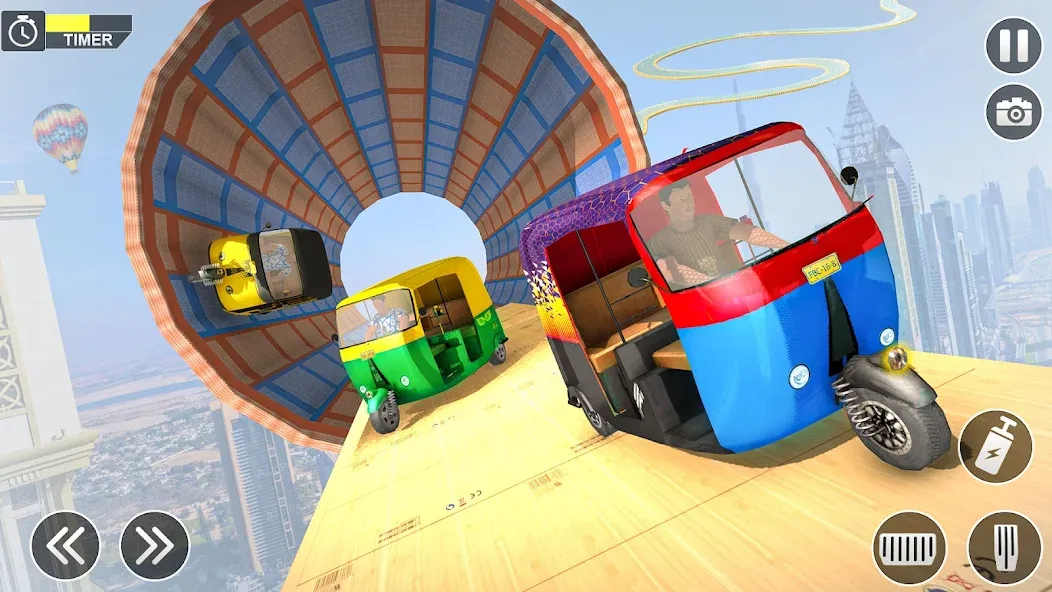 Tuk Tuk Auto Rickshaw Games 3D [MOD: безлимитные деньги и топливо] Screenshot 4