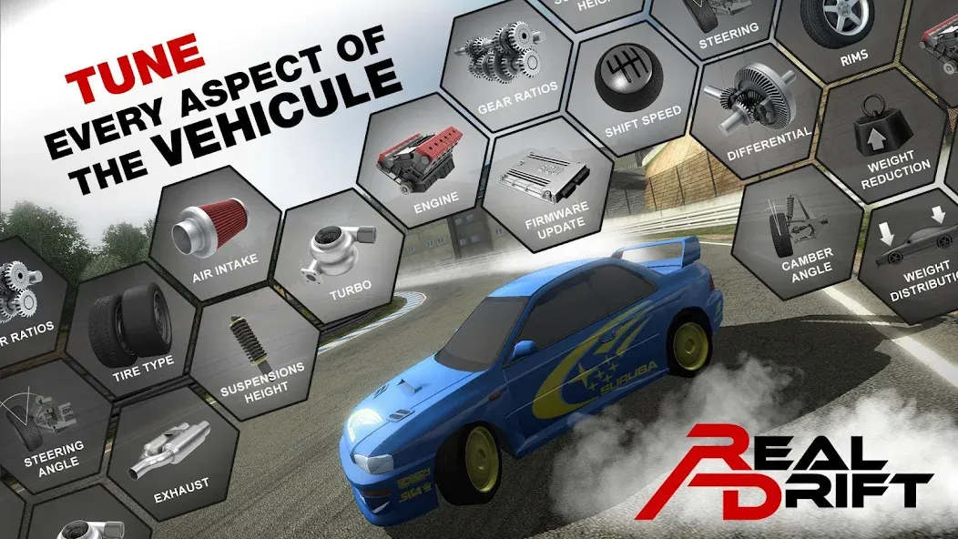 Real Drift Car Racing Lite [MOD: безлимитные деньги и открыты все машины] Screenshot 4