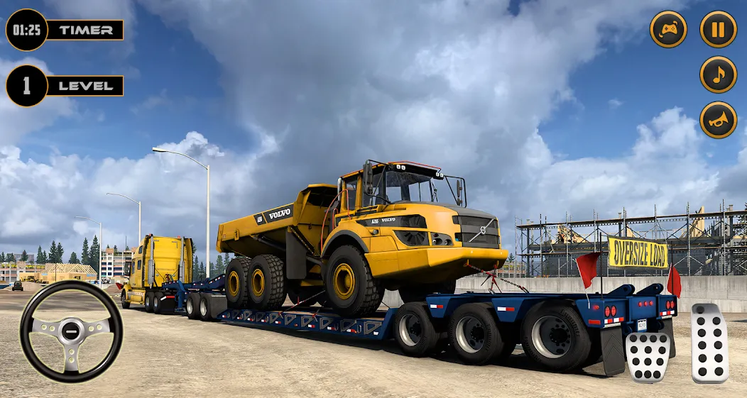 Real Excavator Simulator Games [MOD: безлимитные деньги и топливо] Screenshot 4