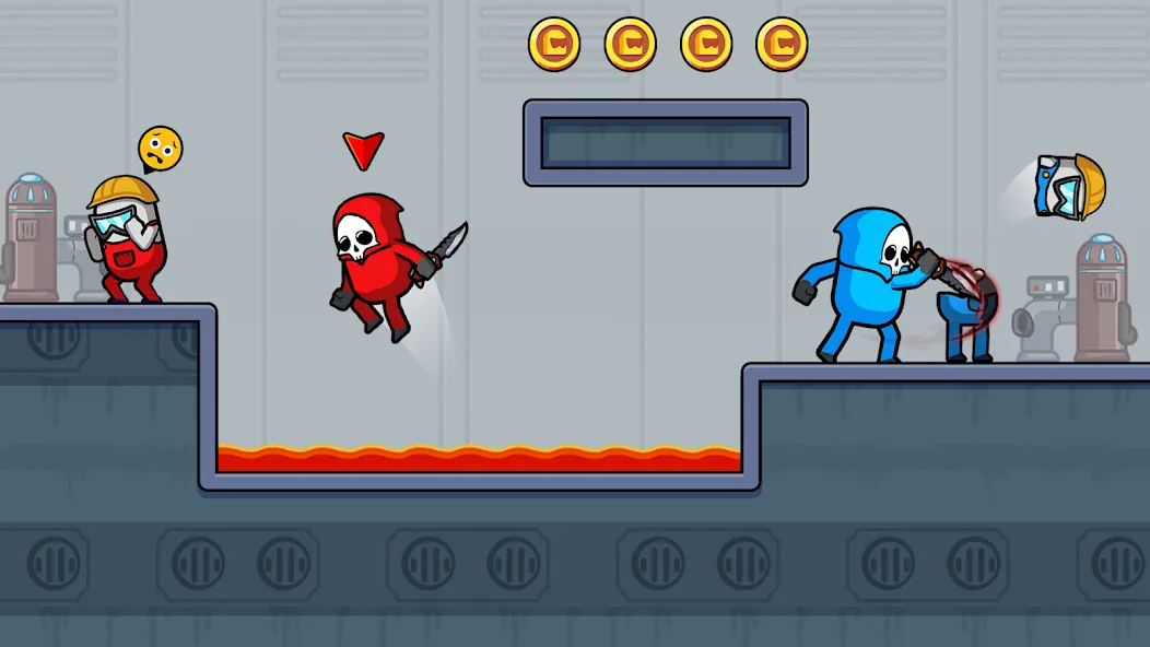 We're Impostors: Kill Together [MOD: безлимитные монеты и открыты все уровни] Screenshot 1