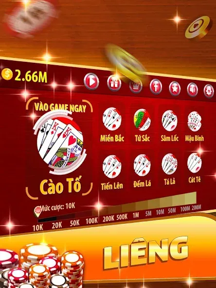 Liêng - Lieng [MOD: безлимитные монеты и быстрые победы] Screenshot 2