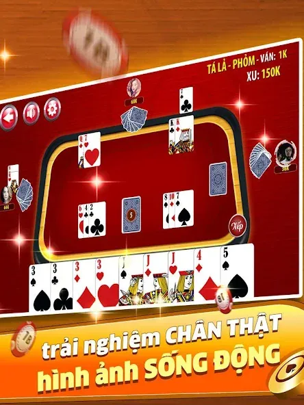 Phỏm - Phom [MOD: безлимитные монеты и бонусы] Screenshot 2