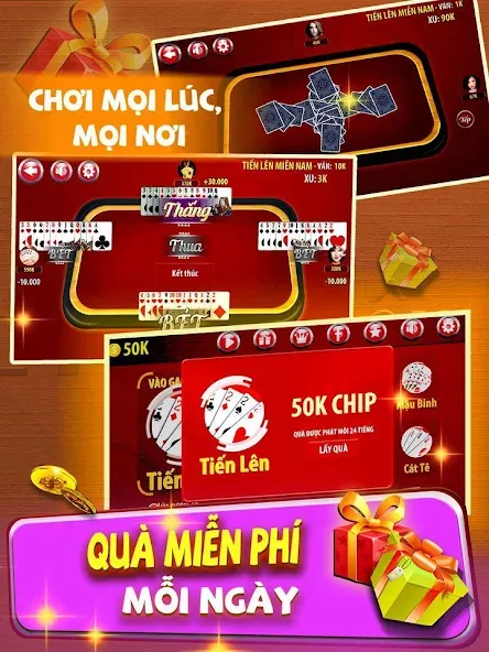 Tiến Lên Miền Nam - Tien Len [MOD: без рекламы и бесконечные монеты] Screenshot 3