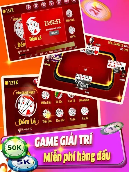 Tiến Lên Đếm Lá - Tien Len [MOD: безлимитные монеты и подсказки] Screenshot 2