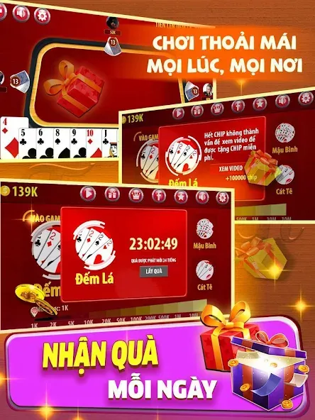 Tiến Lên Đếm Lá - Tien Len [MOD: безлимитные монеты и подсказки] Screenshot 3