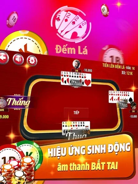 Tiến Lên Đếm Lá - Tien Len [MOD: безлимитные монеты и подсказки] Screenshot 4