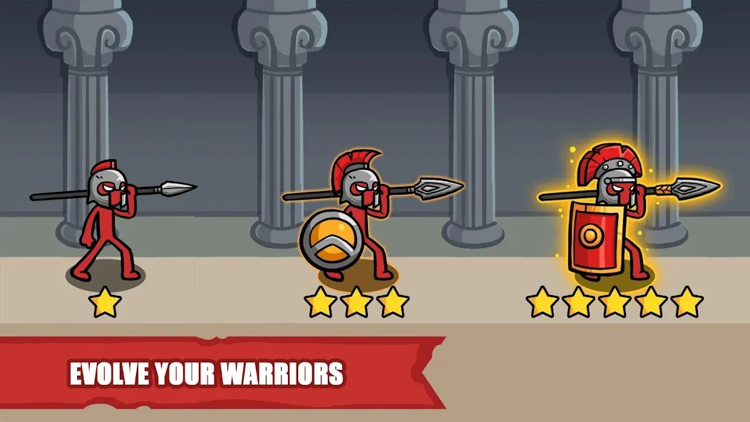 Stick Battle: War of Legions [MOD: безлимитные деньги и ресурсы] Screenshot 3