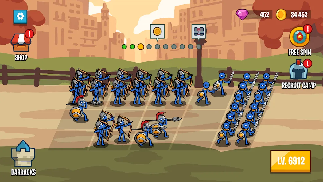 Stick Battle: War of Legions [MOD: безлимитные деньги и ресурсы] Screenshot 4