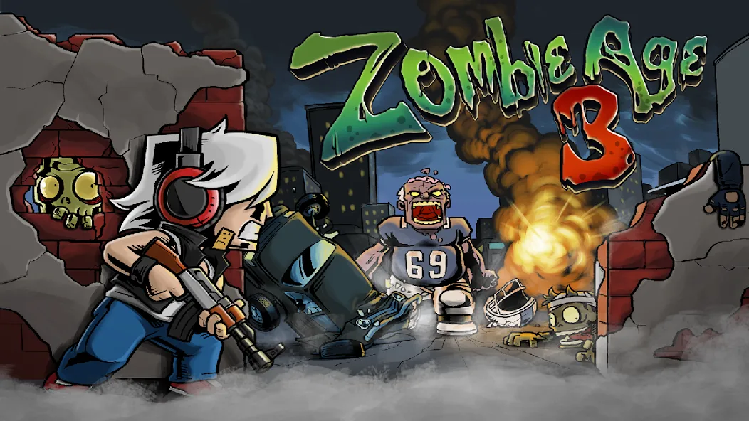 Zombie Age 3 Premium: Survival [MOD: без рекламы и много денег] Screenshot 1