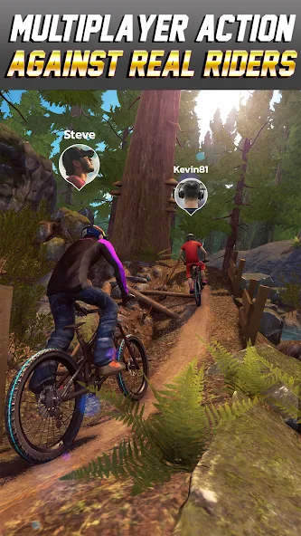 Bike Unchained 2 [MOD: безлимитные деньги и все трассы открыты] Screenshot 1
