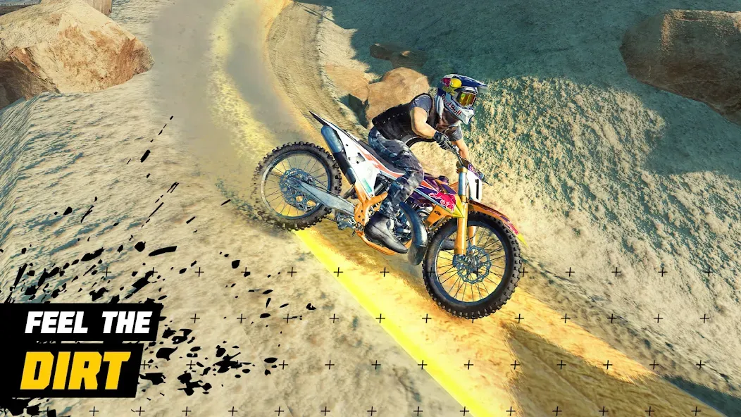 Dirt Bike Unchained: MX Racing [MOD: безлимитные деньги и открыты все байки] Screenshot 4