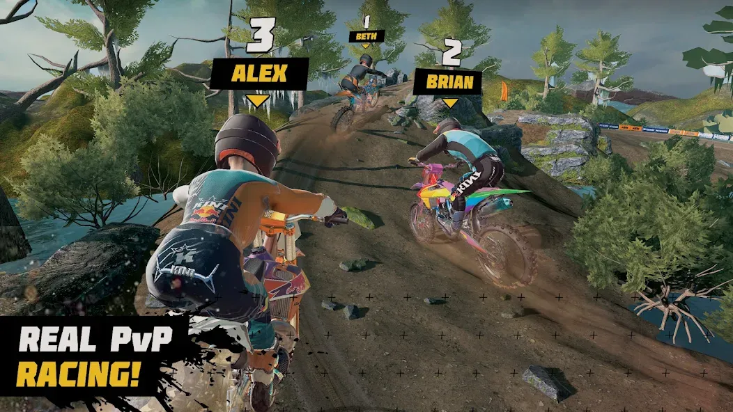 Dirt Bike Unchained: MX Racing [MOD: безлимитные деньги и открыты все байки] Screenshot 5
