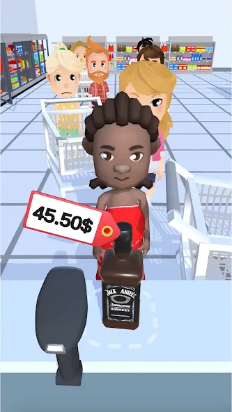 Hypermarket 3D [MOD: безлимитные деньги и все уровни открыты] Screenshot 1