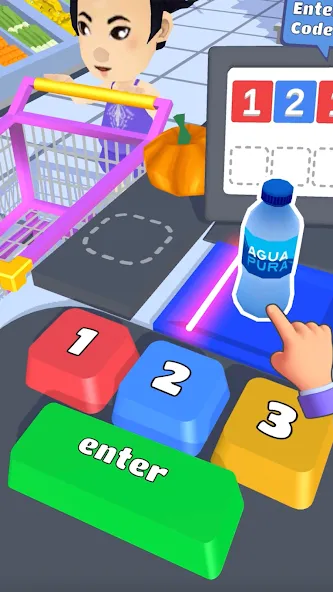 Hypermarket 3D [MOD: безлимитные деньги и все уровни открыты] Screenshot 2