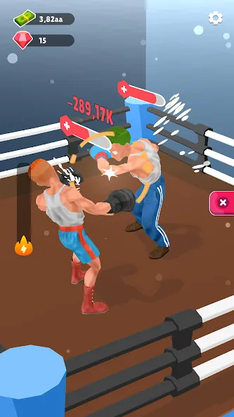 Tap Punch - 3D Boxing [MOD: безлимитные деньги и урон] Screenshot 2