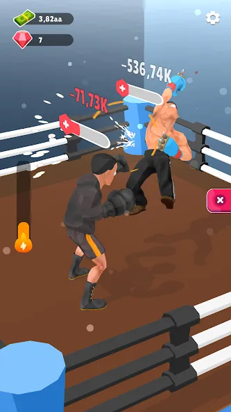 Tap Punch - 3D Boxing [MOD: безлимитные деньги и урон] Screenshot 4