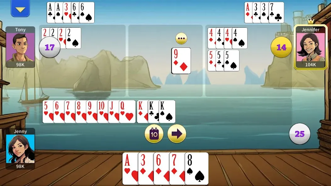 Tongits Offline - KK Tongits [MOD: игра без интернета с бонусами] Screenshot 5