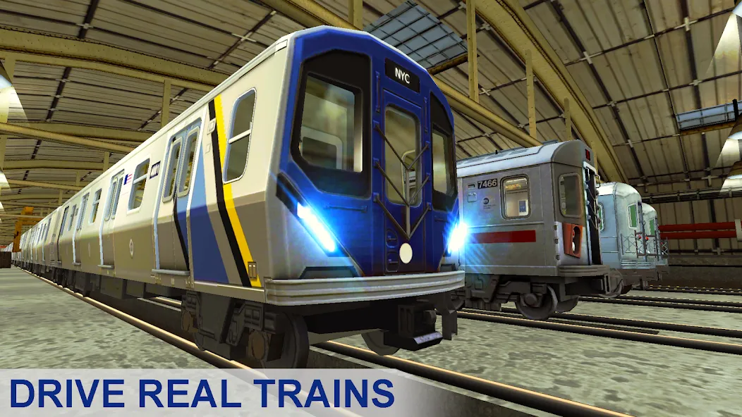 Subway Train Simulator [MOD: безлимитные деньги и все поезда] Screenshot 1