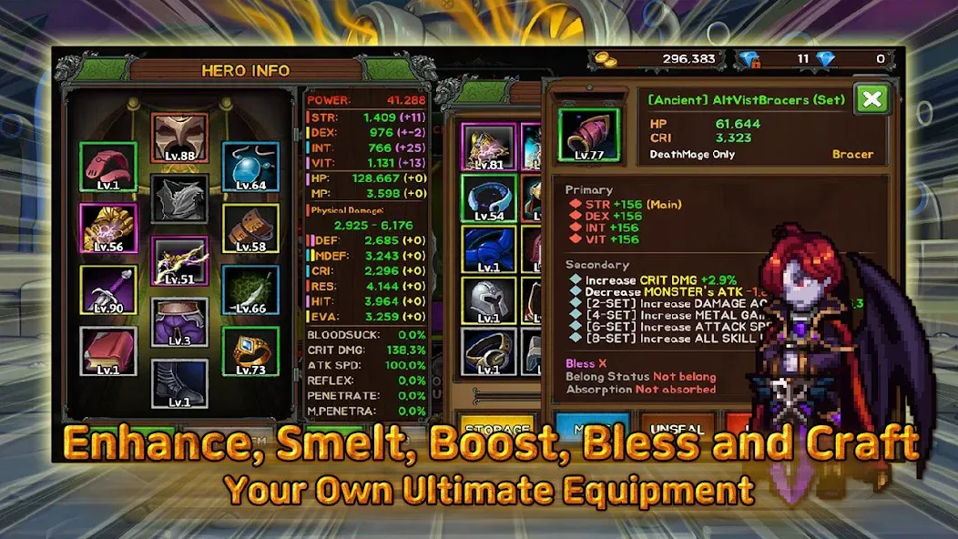 Bless &amp; Magic: Idle RPG game [MOD: безлимитные деньги и ресурсы] Screenshot 1
