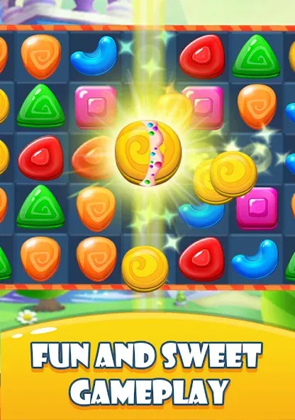 Cookie Jelly Match [MOD: безлимитные жизни и подсказки] Screenshot 5