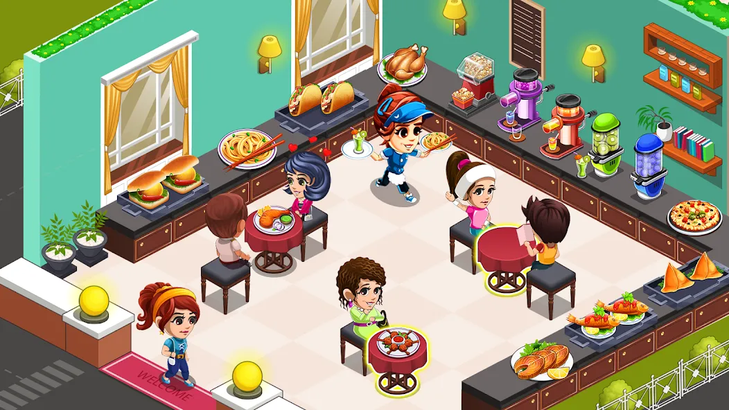 Cooking Restaurant Kitchen [MOD: безлимитные деньги и все блюда открыты] Screenshot 1