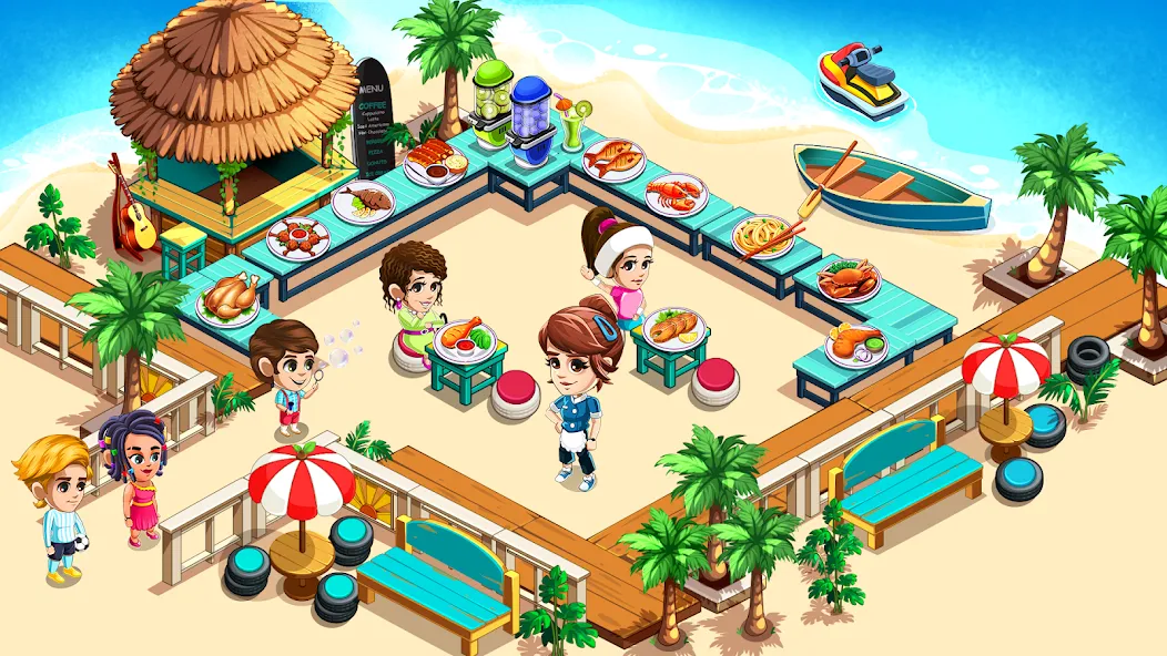Cooking Restaurant Kitchen [MOD: безлимитные деньги и все блюда открыты] Screenshot 3
