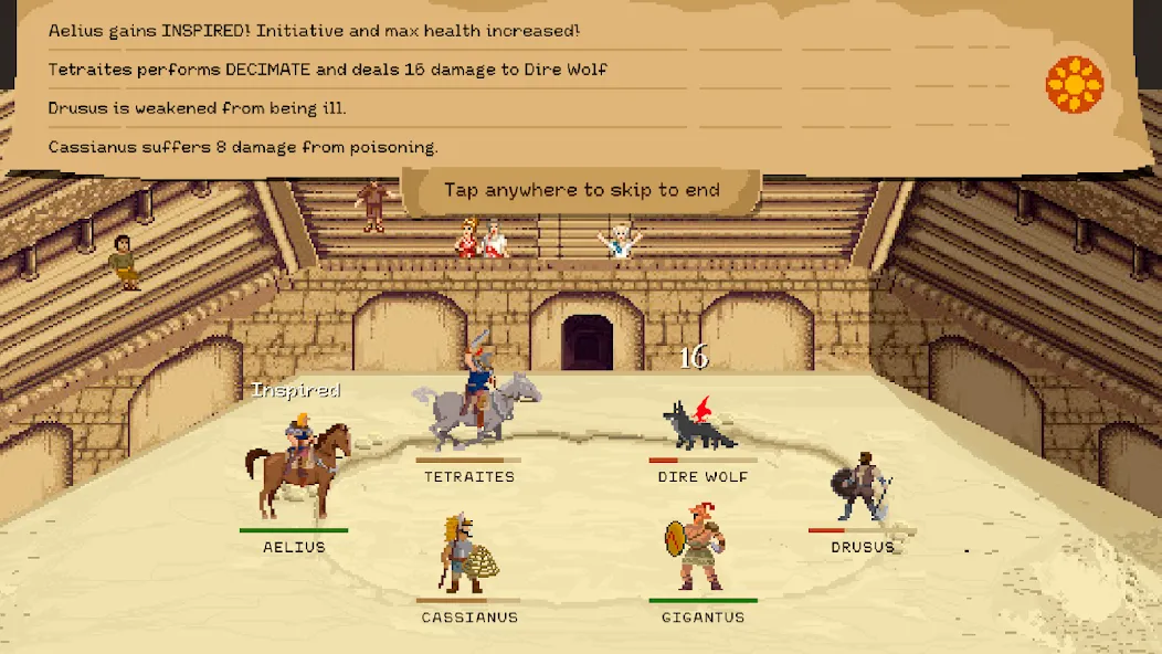 Gladiator manager [MOD: безлимитные деньги и ресурсы] Screenshot 4
