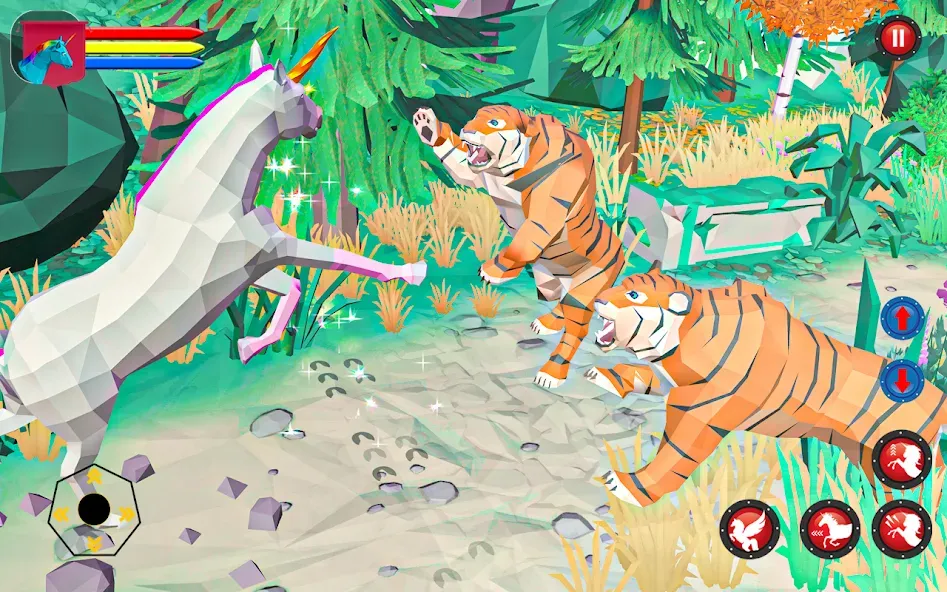 Flying Unicorn Pegasus Games [MOD: бесконечная энергия и быстрый полёт] Screenshot 3