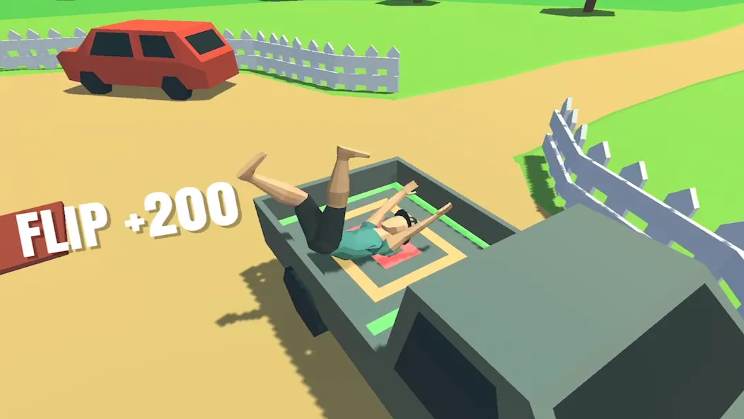 Flip Trickster - Parkour Simul [MOD: безлимитные деньги и все уровни] Screenshot 3