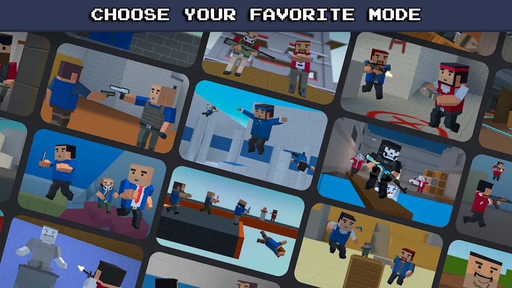 Block Strike: Online Shooter [MOD: безлимитные монеты и всё оружие] Screenshot 2
