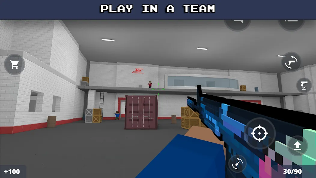 Block Strike: Online Shooter [MOD: безлимитные монеты и всё оружие] Screenshot 5