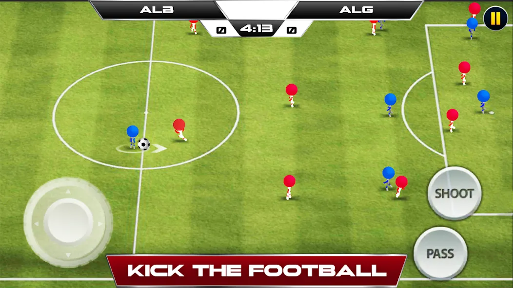 Stickman Soccer Football Game [MOD: безлимитные монеты и открыты все команды] Screenshot 4