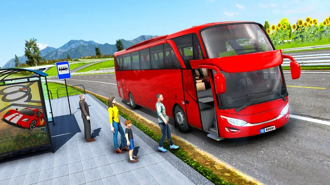 Highway Bus Simulator Bus Game [MOD: безлимитное топливо и все автобусы открыты] Screenshot 2