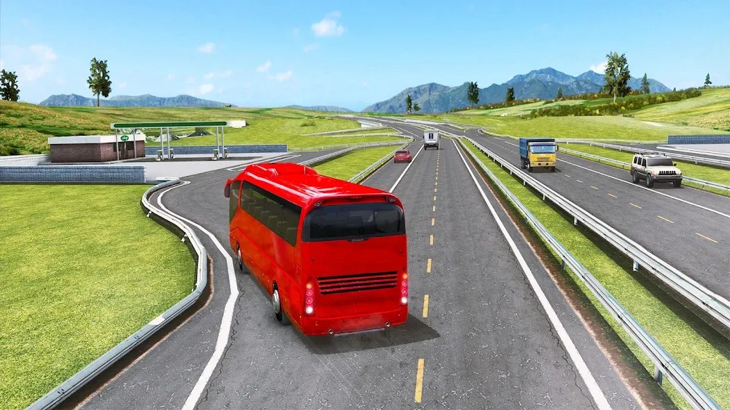 Highway Bus Simulator Bus Game [MOD: безлимитное топливо и все автобусы открыты] Screenshot 4