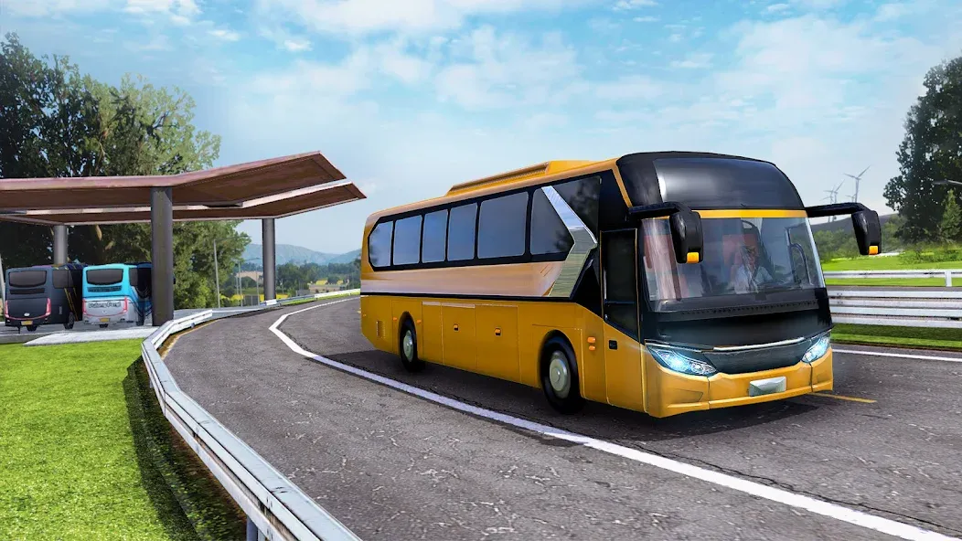 Highway Bus Simulator Bus Game [MOD: безлимитное топливо и все автобусы открыты] Screenshot 5