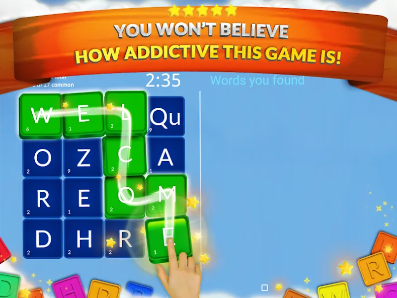 WordHero : word finding game [MOD: безлимитные подсказки и подсвеченные слова] Screenshot 5