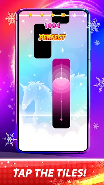 Magic Pink Tiles: Piano Game [MOD: без рекламы и все песни открыты] Screenshot 1