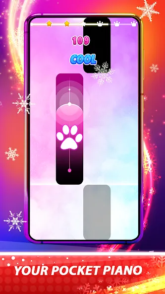 Magic Pink Tiles: Piano Game [MOD: без рекламы и все песни открыты] Screenshot 2