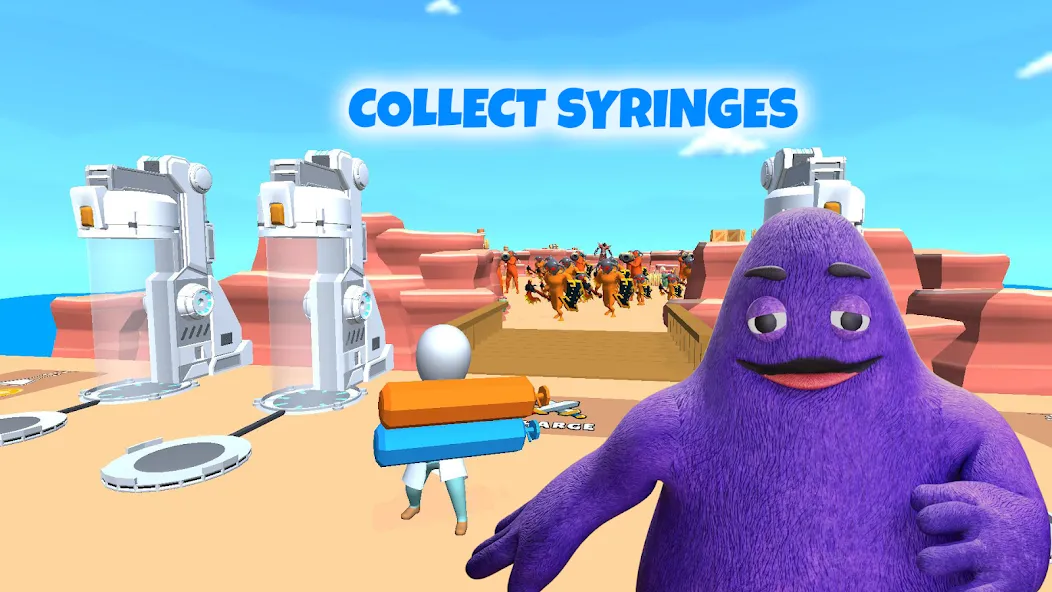 Grimace monster playground [MOD: безлимитные ресурсы и открыты все уровни] Screenshot 1
