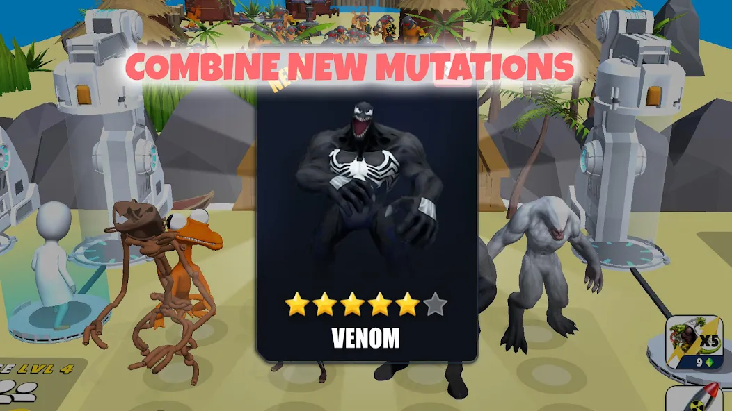 Grimace monster playground [MOD: безлимитные ресурсы и открыты все уровни] Screenshot 3