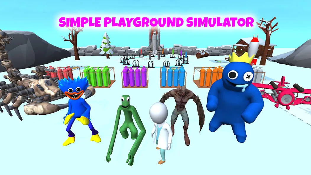 Grimace monster playground [MOD: безлимитные ресурсы и открыты все уровни] Screenshot 4