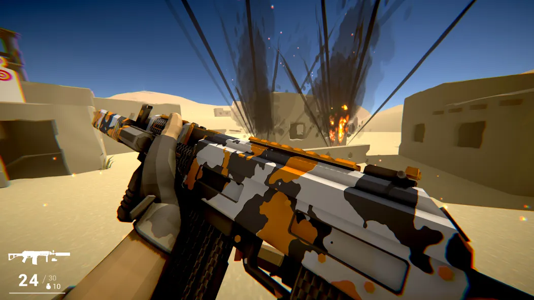 Nextbots In Backrooms: Shooter [MOD: безлимитные патроны и бессмертие] Screenshot 2