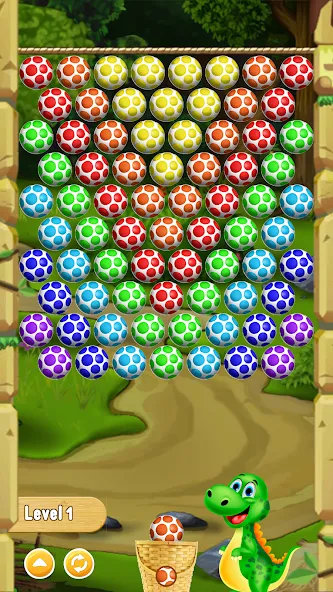 Shoot Dinosaur Eggs [MOD: безлимитные монеты и жизни] Screenshot 1
