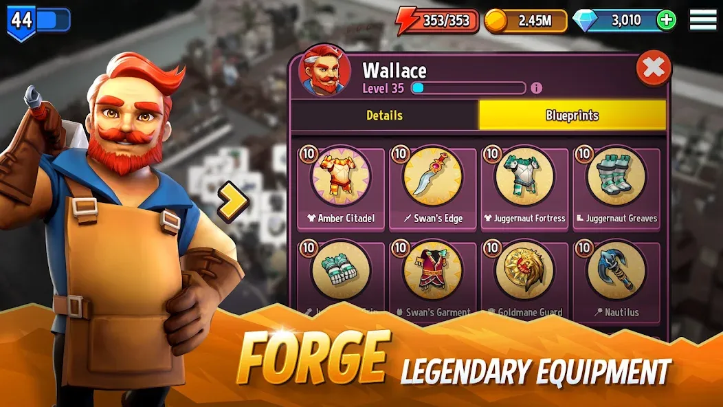 Shop Titans: RPG Idle Tycoon [MOD: безлимитные деньги и ресурсы] Screenshot 2